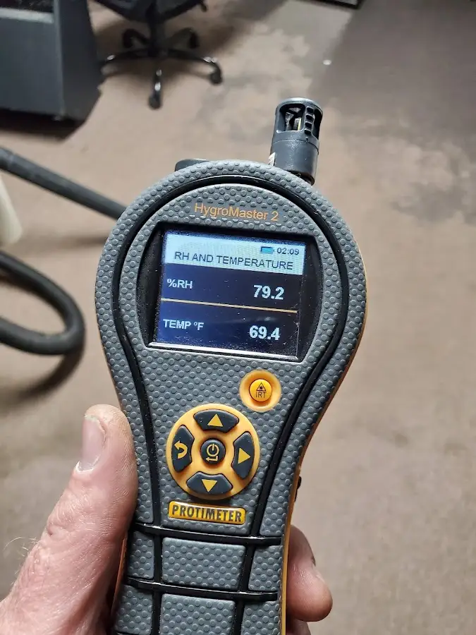 Moisture meter humidity assessment for Mold Remediation & Removal in Metairie
